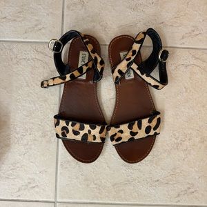 Steve Madden cheetah print sandals